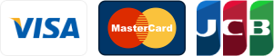 Visa, MasterCard, JCB